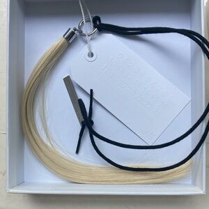Maison Martin Margiela x H&M Re-edition Hair Lock Necklace Blonde NWT